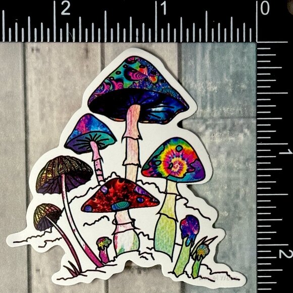 🌀10/$10🌀 Magic Mushroom Waterproof Sticker Decal - Picture 1 of 1